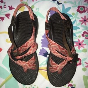Pink Chacos Size 8